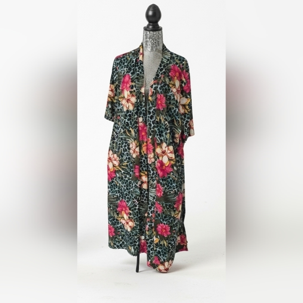 Floral Long Sleeve Kimono